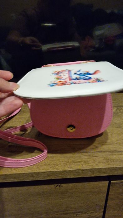 Torebka Stitch dla dziewczynki L różowa nowa prezent