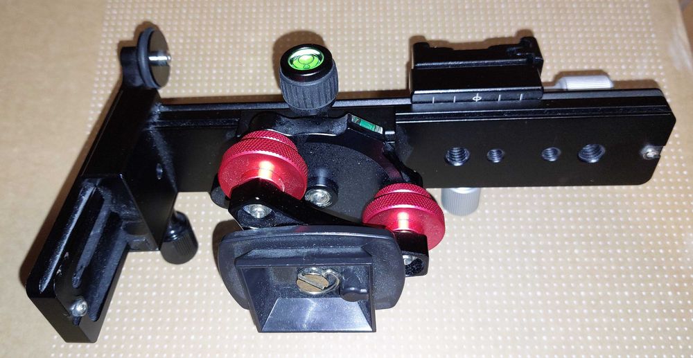 Profesjonalny zestaw płytek z głowicą poziomującą do statywu