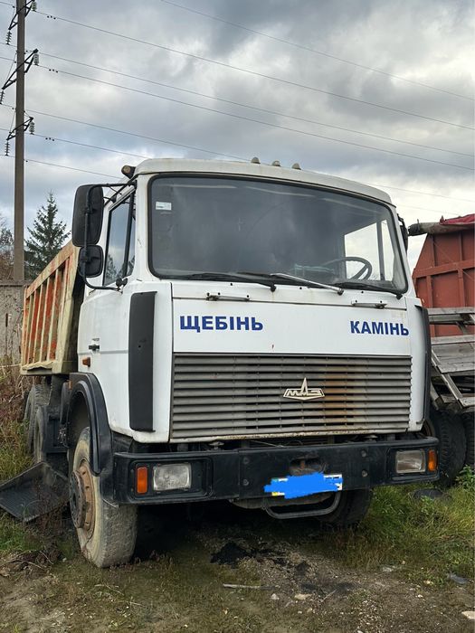 МАЗ самоскид білий