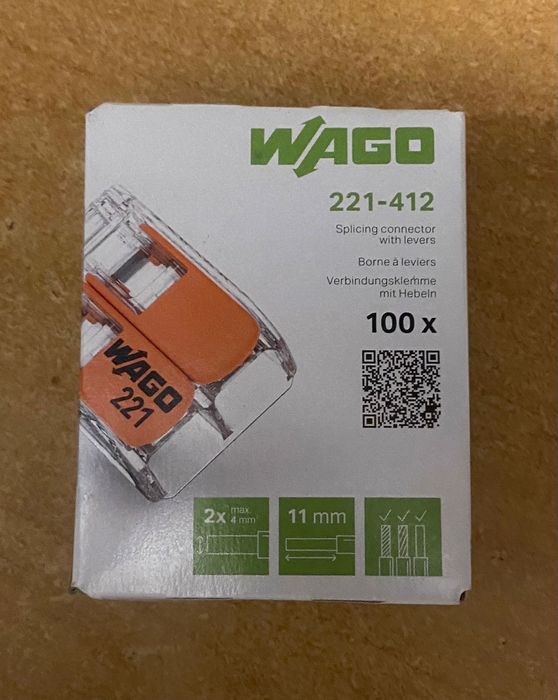 Szybkozłączka WAGO 7 opakowań  linka drut