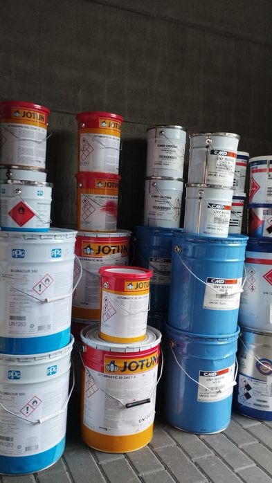 Farba Okrętowa do metalu lub posadzki Epoksydowa Poliuretanowa.