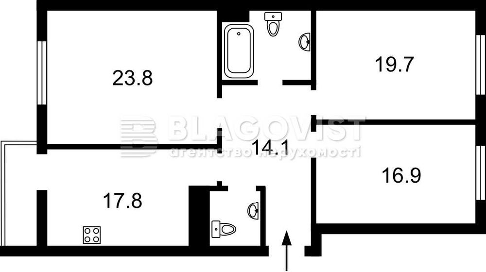 3-комнатная квартира по адресу ул. Шолуденка (площадь 102 м²) - Atlanta.ua - фото 3