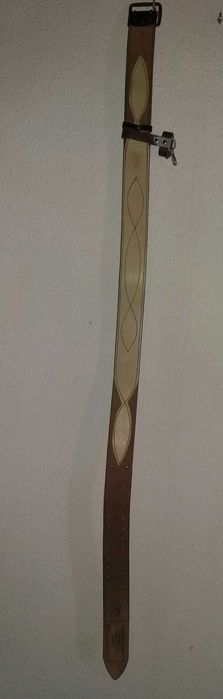 Cinto militar União Soviético Original Pele