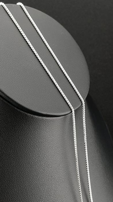 Łańcuszek srebrny pr.925 splot kostka 55cm