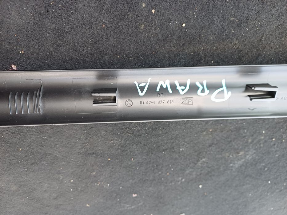 Bmw e36 cabrio listwa dywanowa prawa oryginał