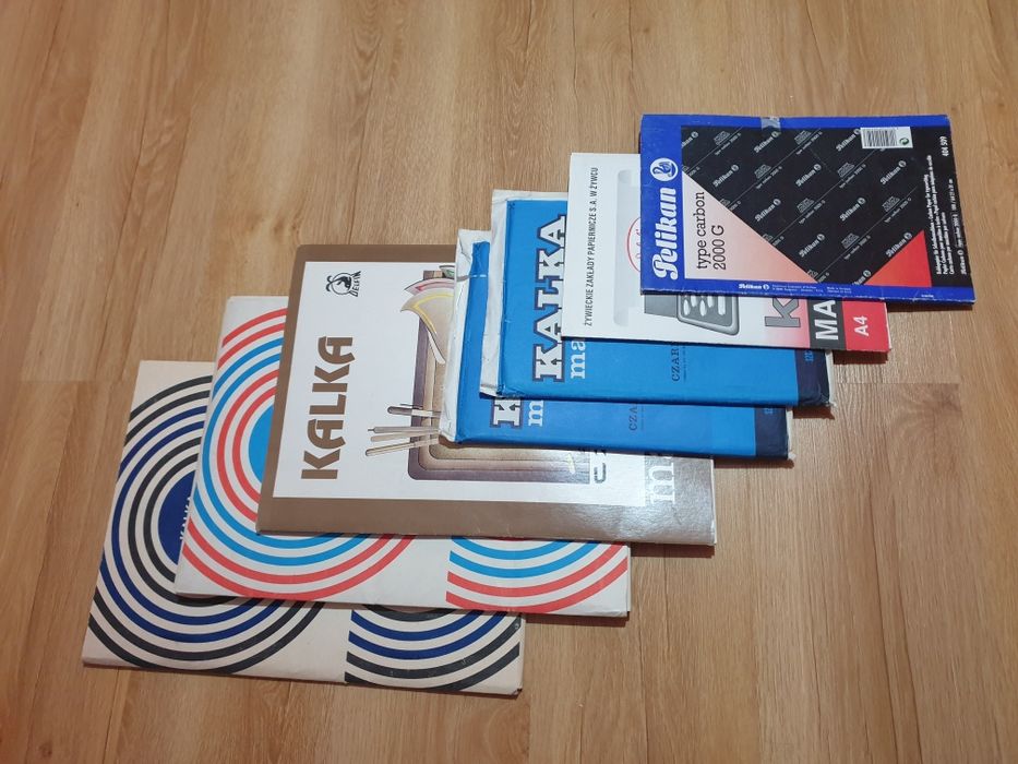 Kalka ołówkowa maszynowa A4 A3 PRL