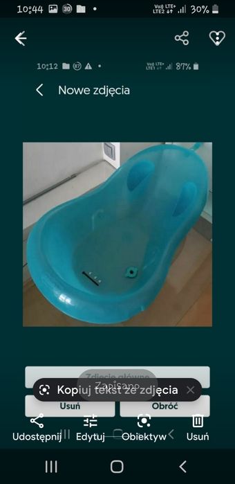 Wanienka Fisher Price z odpływem dla noworodka