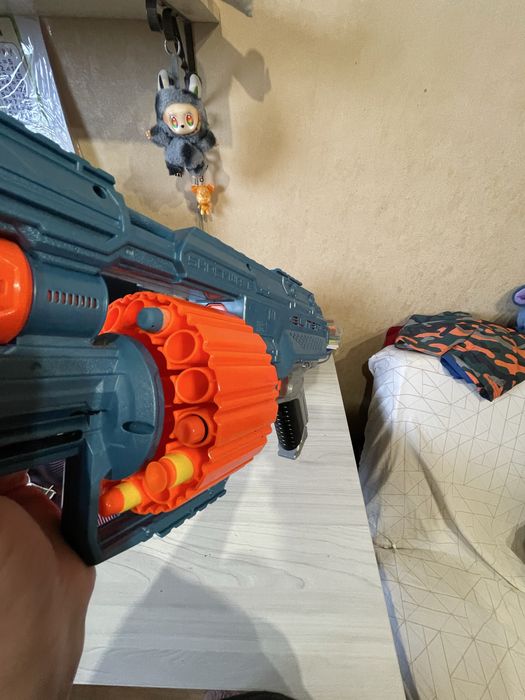 Бластер Кулемет Нерф Nerf Elite 2.0 Автомат Пулемёт детский пистолет