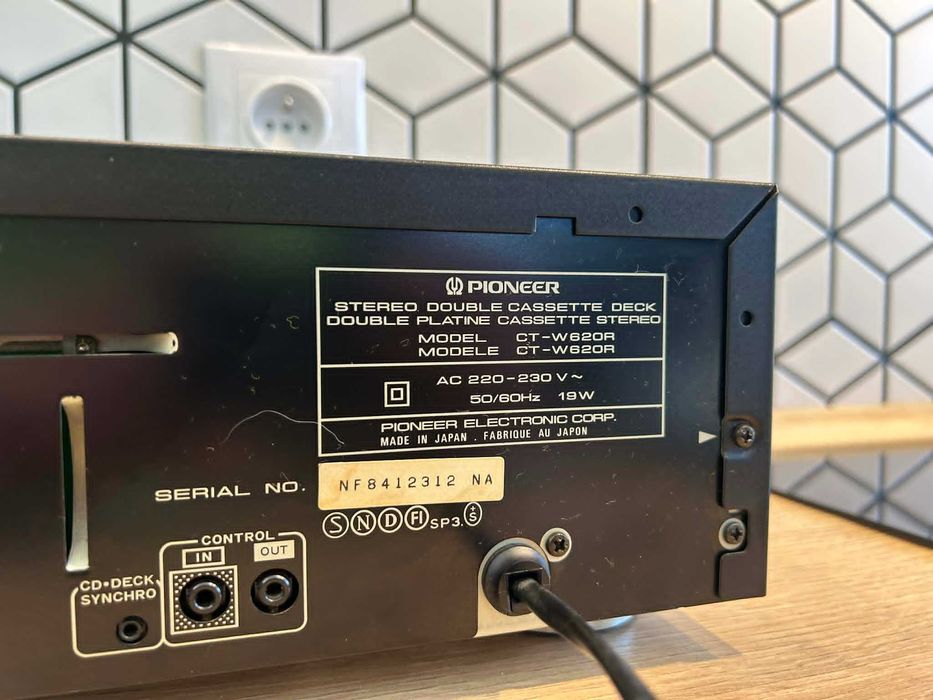 Magnetofon Pioneer CT-W620R Do Przeglądu