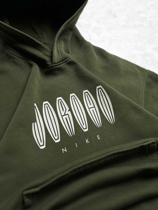 Zielona bluza z kapturem M Jordan