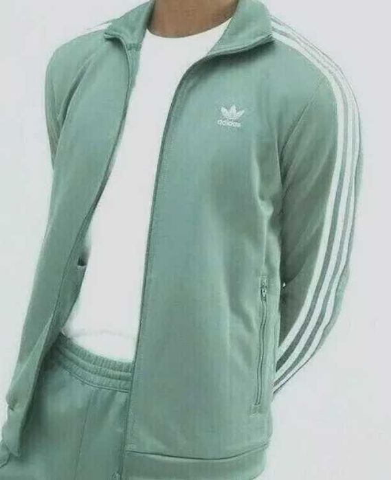 ADIDAS ADICOLOR /Originals sportowa pistacjowa BLUZA Beckenbauer roz L