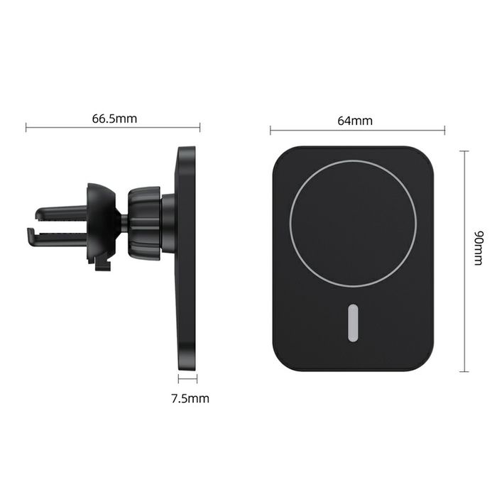 Автомобільний тримач 25W (Magsafe) телефону iPhone,магнитный держатель