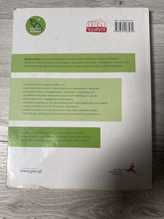 Język Polski Sztuka Wyrazu 2 część 1 romantyzm