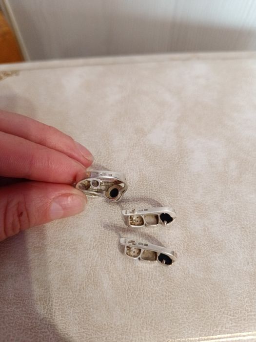 Срібло 925пр золота пластина 375 пр