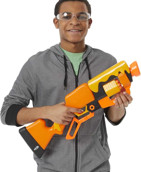 ОРИГИНАЛ! Бластер Нерф Роблокс Пчела ЭКОупаковка Nerf Roblox F2486-E