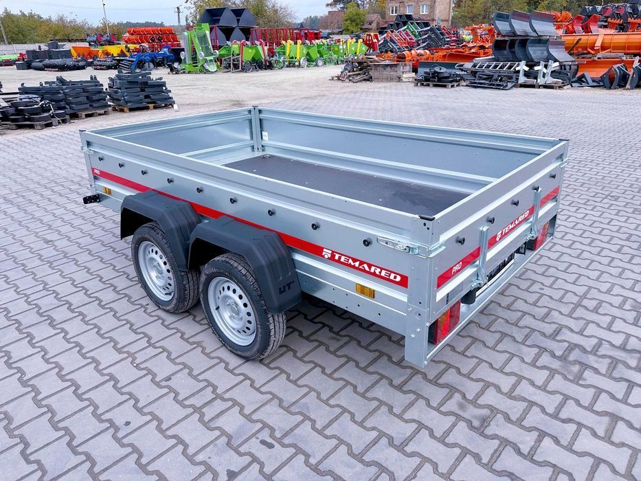 Burty stalowe, 264x150 cm, otwierany przód i tył - Temared PRO 2615/2