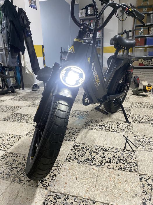 Bicicleta Elétrica Aniioki AQ177 Pro – Longa Autonomia – Excelente Estado