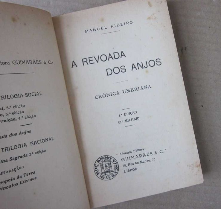 MANUEL RIBEIRO - Livros