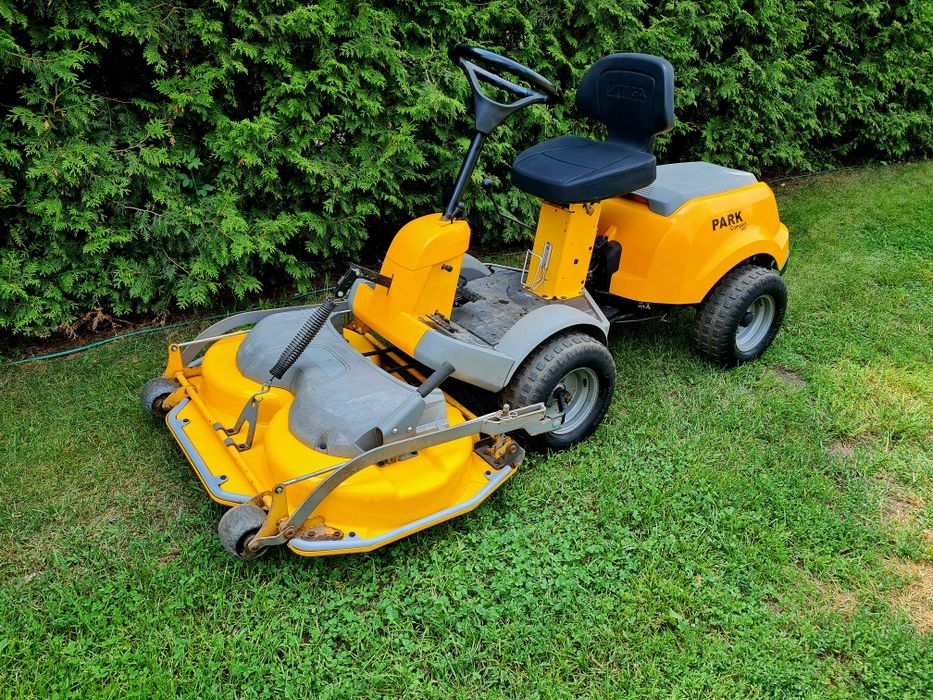 Traktorek kosiarka STIGA PARK compact 15.5km mulczer NOWY Agregat tnacy piekny zadbany stan BEZ wkładu