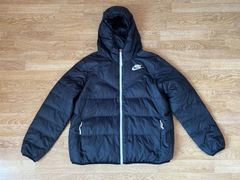 Оригінальний двосторонній пуховик Nike Down Fill / XL / Чорний