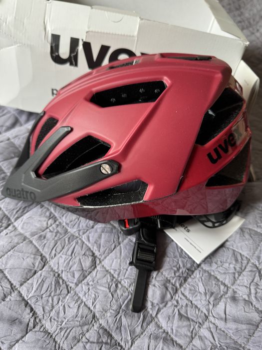 Nowy kask rowerowy unisex UVEX Quatro cc 52-57cm