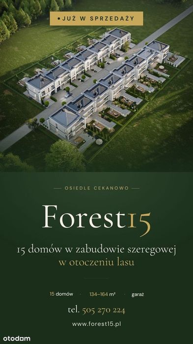 Domy w zabudowie szeregowej FOREST15