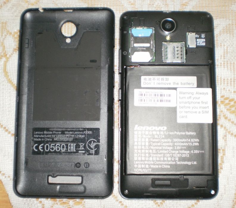 Срочно телефон Lenovo A5000