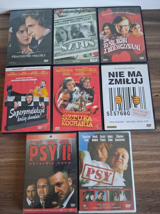Zestaw DVD polskie filmy