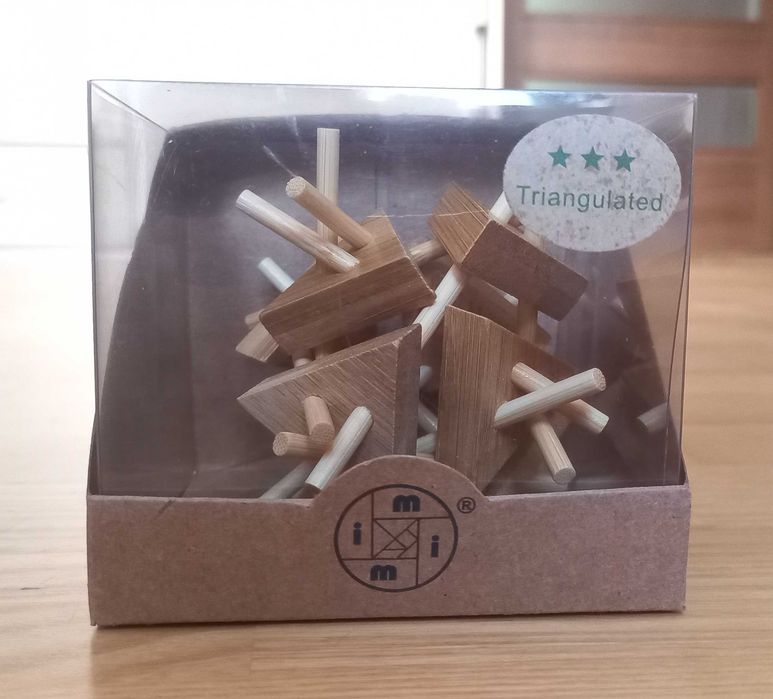 Łamigłówka bambusowa bamboo puzzle