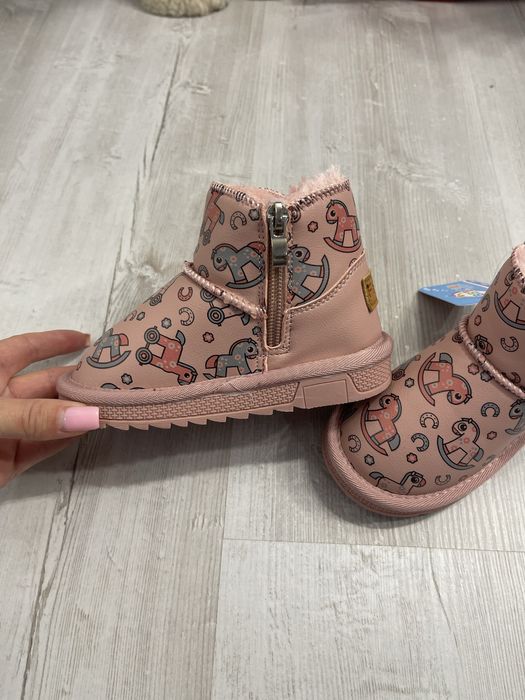 Угги дитячі, уги для дівчинки, 23-14см зимове взуття