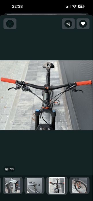 Bicicleta BTT Cube Stereo 120 HPC Carbono – Fox/SRAM – Estado Impecável