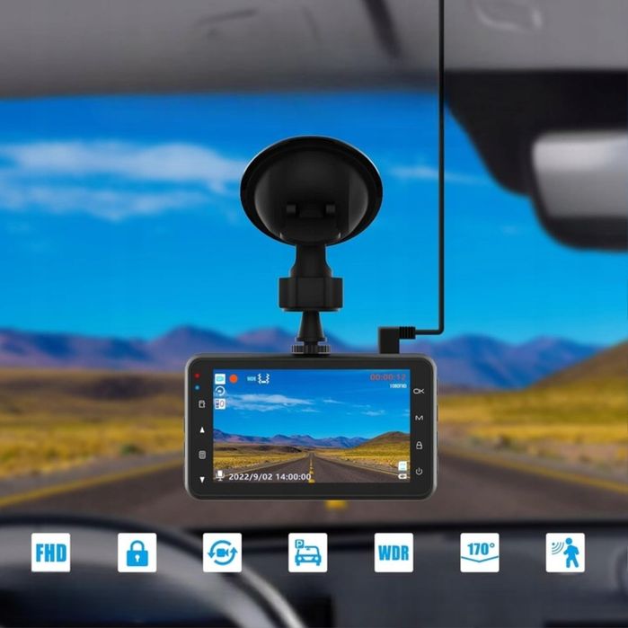 Kamerka Samochodowa Aqv OK770 Wideorejestrator Drogowy 1080P Fhd 170° Pro