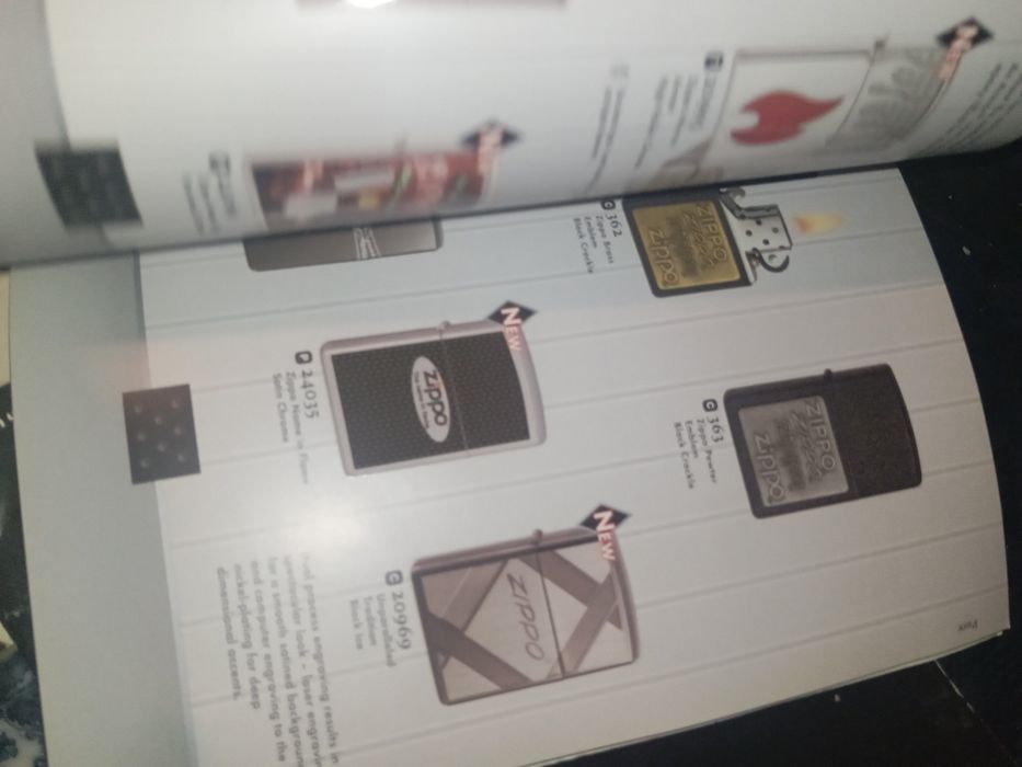 Revista Zippo isqueiros