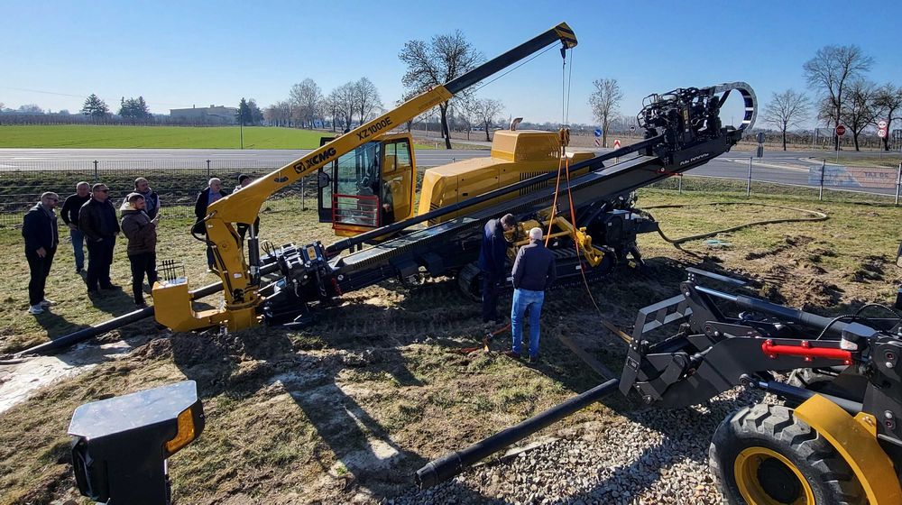 Wiertnica XCMG XZ1000 przewierty sterowane horyzontalne HDD