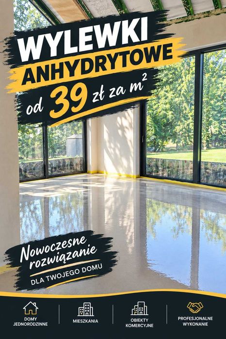 Wylewki!Posadzki anhydytowe!Styrobetn!Płynny styropian!Ogrzewania podlogowe!