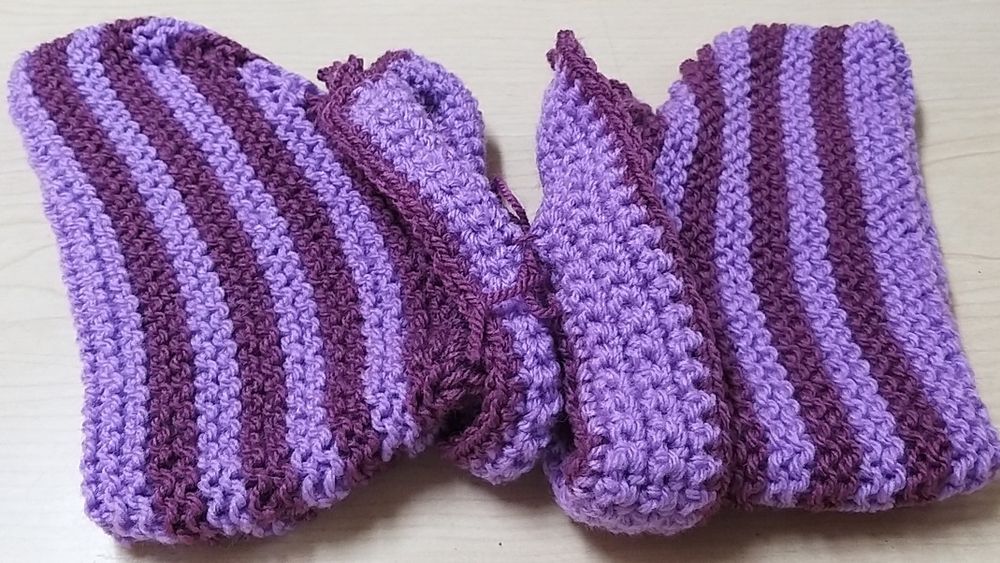 Botas em lã ao estilo dos avós.