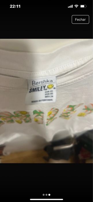 Top curto da berska XS