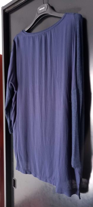Blusa/camisola azul escura