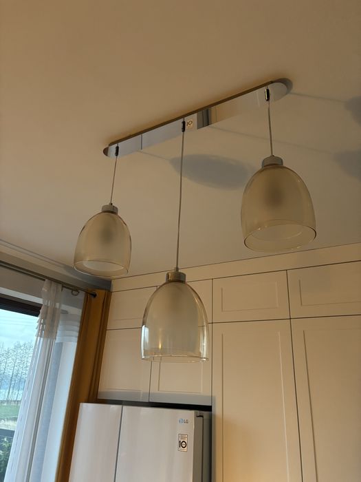 Lampy wiszące sufitowe, szklane. Nowa Cena.