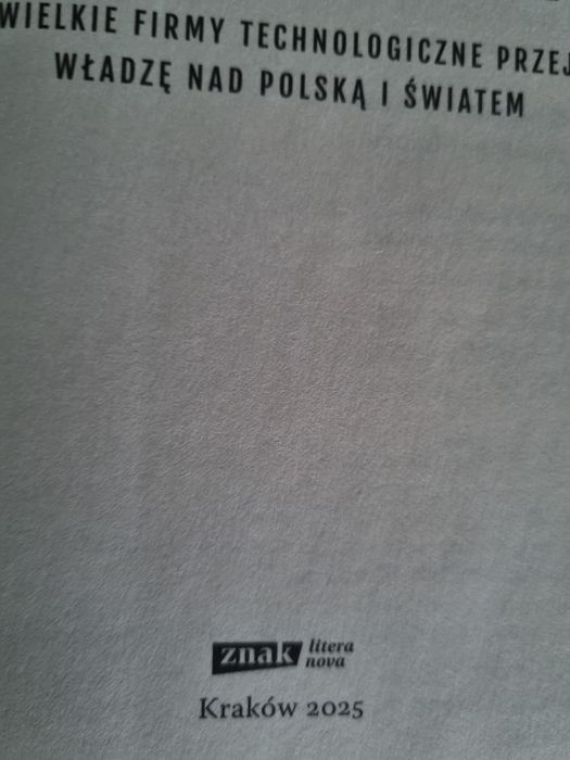 "Bóg Techy "Jak wielkie firmy Technologiczne przejmują władzę