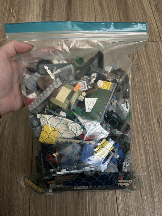 klocki lego + cobi mieszanka 1,4 kg