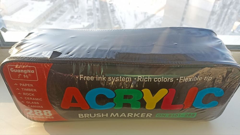 GuangNa акрилові маркери 288  шт
