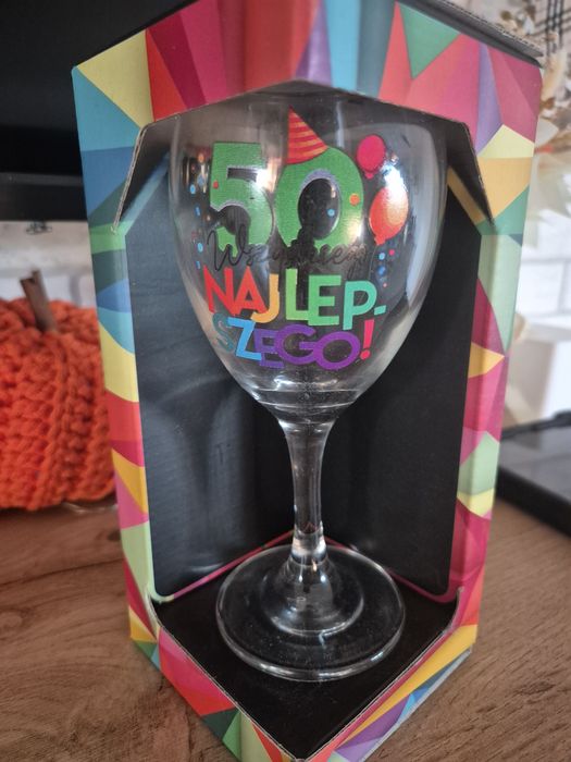 Kieliszek urodzinowy 50 lat