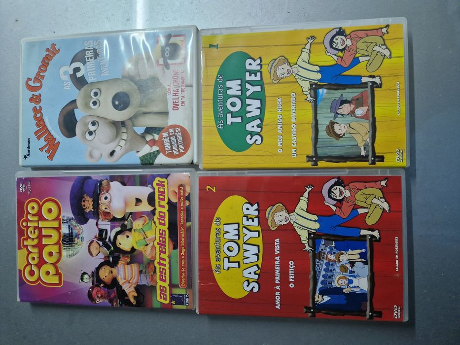 Conjunto DVD filmes e serie infantis