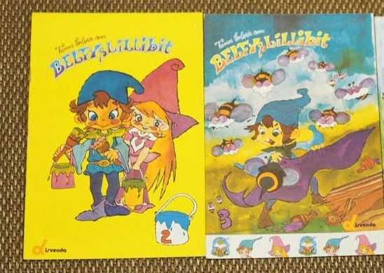 Antigos Livros de Colorir de várias Séries TV dos anos 80 da Disvenda