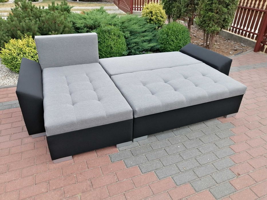 Narożnik Mateo | Nowoczesna kanapa | Rozkładana | Funkcja spania