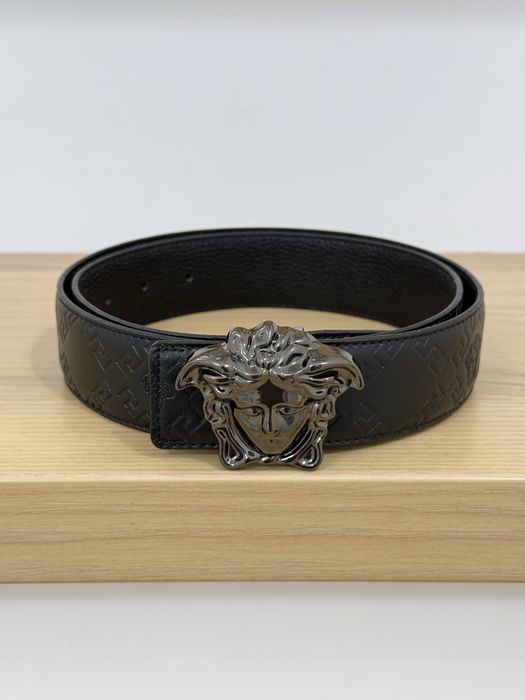 Ремінь Versace Black | Ремінь Версаче | 110cm