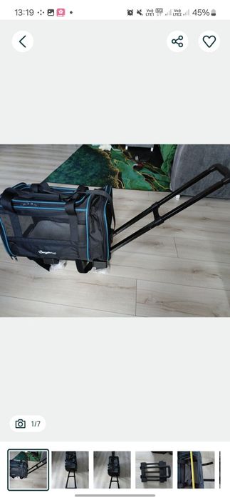 Transporter wózek dla psa lub kota na kółkach