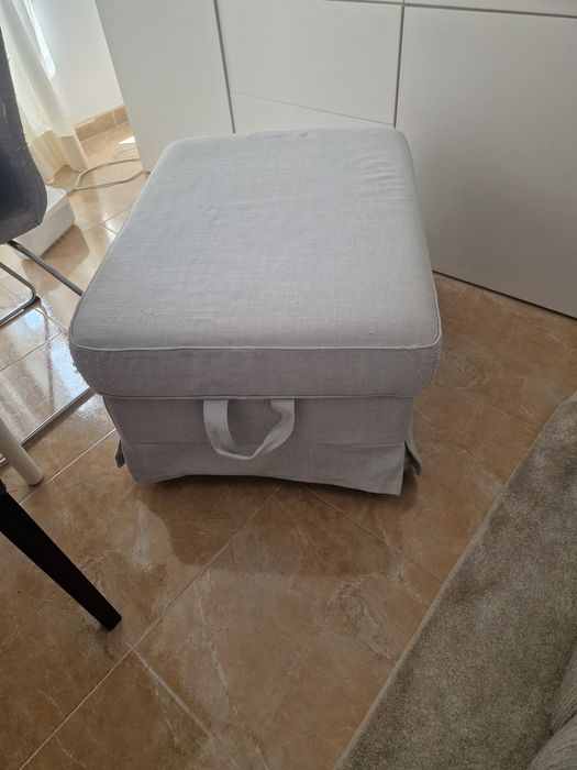 Repousa-pés c/arrumação, Ektorp Ikea
