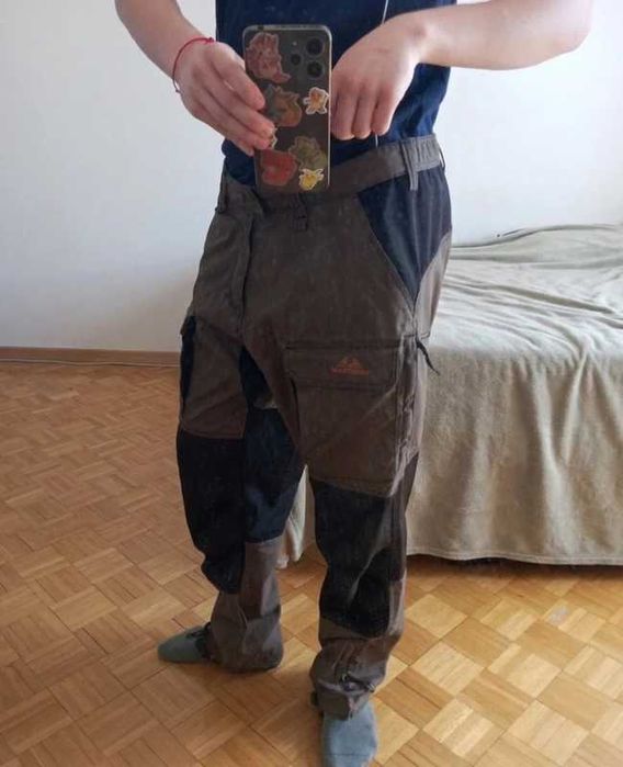 Spodnie Outdoorowe Trekkingowe Myśliwskie Swedteam Khaki Rozmiar 54 L